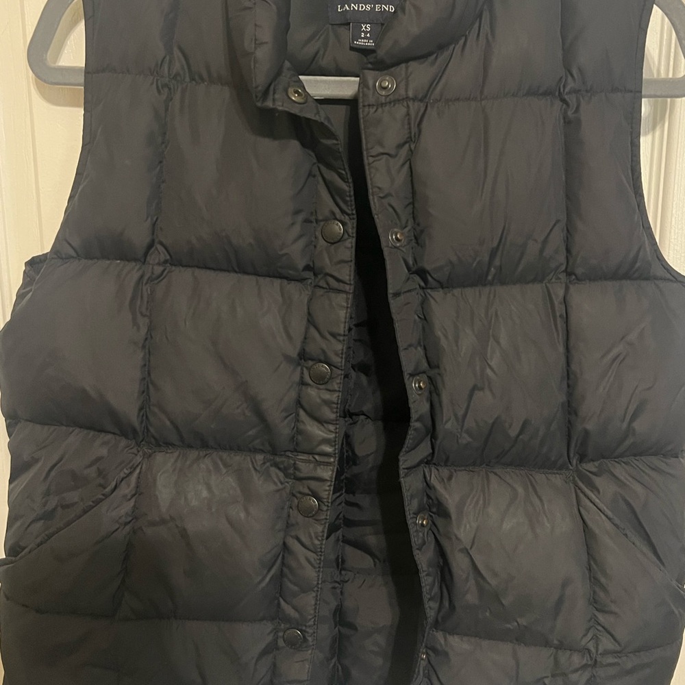 Lands End Women’s Brown Puffer Vest